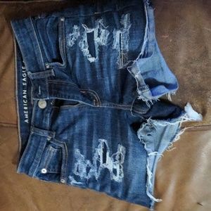 Size 24 American eagle ripped style shorts